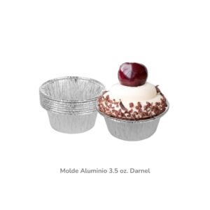 Molde Aluminio Redondo 3.5onz