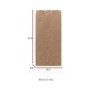 Bolsa Kraft 3 Libras