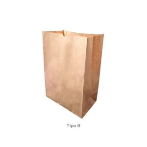Bolsa Kraft Fondo Cuadrado Tipo B