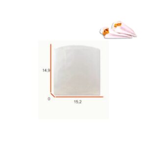 Bolsa Blanca Anti-Grasa Hojuela