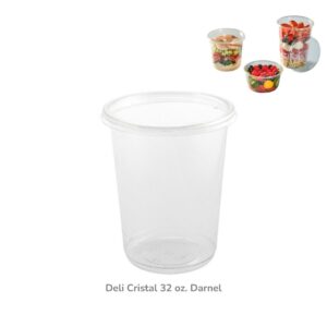 Contenedor Deli 32onz Cristal L Con Tapa