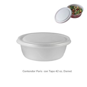 Contenedor Paris 42onz Con Tapa